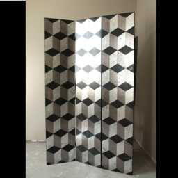 Room Divider, Wooden Paravent, Separator, Folding Screen, Privacy Partition, Room Decor Partition, Interior Partition - thumbnail 3