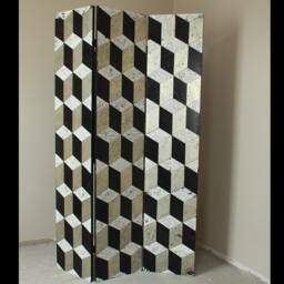 Room Divider, Wooden Paravent, Separator, Folding Screen, Privacy Partition, Room Decor Partition, Interior Partition - thumbnail 1