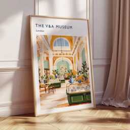 Victoria & Albert Museum Poster London Travel Art Print - thumbnail 3