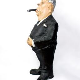 Alfred Hitchcock Paper Mache Figure - thumbnail 2