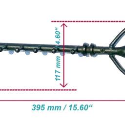 Iron Key Holder, 6 Hooks Blacksmith Hand Forged Rack, Wall Door Decoration, Rustic Black Metal Neckless Hanger, Unique Gift For New Home - thumbnail 2