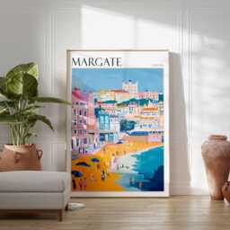 Margate Travel Poster Coastal British Wall Art - thumbnail 2