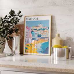 Margate Travel Poster Coastal British Wall Art - thumbnail 3