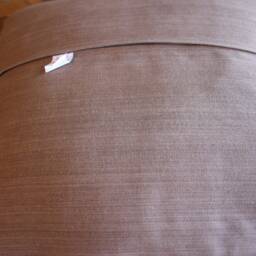 50cm - 20Inch Vintage Kilim Cushion Cover Handwoven - Full Brocaded Weave Beiges Aqua Blue Accents - thumbnail 4