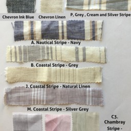 striped Linen Euro Sham, Accent Pillow Cover, All Sizes 16x16 18x18 24x24 26x26 Or Custom, Cover - thumbnail 4