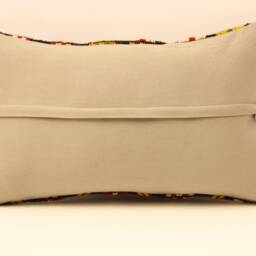 12x20 Turkish Kilim Pillow Lumbar Pillow Bohemian Cushion Navajo Rug Cover Armchair Case 4Oef-62 - thumbnail 4