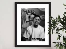 Loyle Carner Vintage Poster - Blur A2 A3 A4 Framed Print Wall Art - thumbnail 1