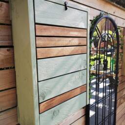 Harry Bar. Handmade Foldaway Wall Bar Rustic Garden Drinks Station - thumbnail 2