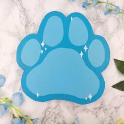 Paw Corkboard Display - Enamel Pin Board Cute Wall Decor Handmade Kawaii Gift Acrylic Painted Collector Cozy Aesthetic - thumbnail 2