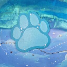 Paw Corkboard Display - Enamel Pin Board Cute Wall Decor Handmade Kawaii Gift Acrylic Painted Collector Cozy Aesthetic - thumbnail 1