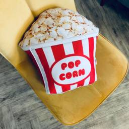 Popcorn Pillow, Food Shape Throw Pillow, Funny Birthday Gift, Film Lover - thumbnail 3