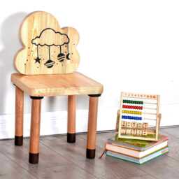 Personalized Kids Playroom Wooden Chair Gift From Grandparents - thumbnail 4
