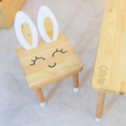Personalized Kids Playroom Wooden Chair Gift From Grandparents - thumbnail 2