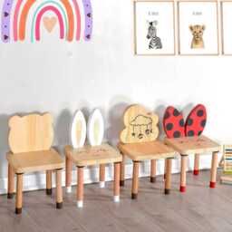 Personalized Kids Playroom Wooden Chair Gift From Grandparents