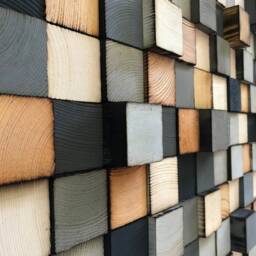 Wooden Art Wall Sculpture - Reclaimed Wood Rustic - thumbnail 3