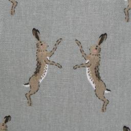 Boxing Hares Cushion With Inner Pad, Sophie Allport Design - thumbnail 3
