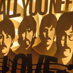 The Beatles Love Is All You Need Led Delightbox??? - White On - thumbnail 2