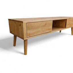 Tv Stand, Solid Wood Tv Custom Made Furniture. Assembled Unit, Unit - thumbnail 2