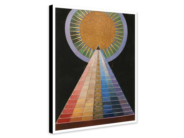 Hilma Af Klint - Abstract Altarpiece Art Print Framed Canvas Or Poster - image 1