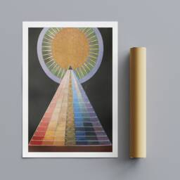 Hilma Af Klint - Abstract Altarpiece Art Print Framed Canvas Or Poster - thumbnail 3