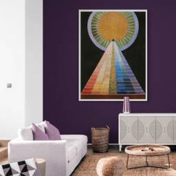 Hilma Af Klint - Abstract Altarpiece Art Print Framed Canvas Or Poster - thumbnail 2