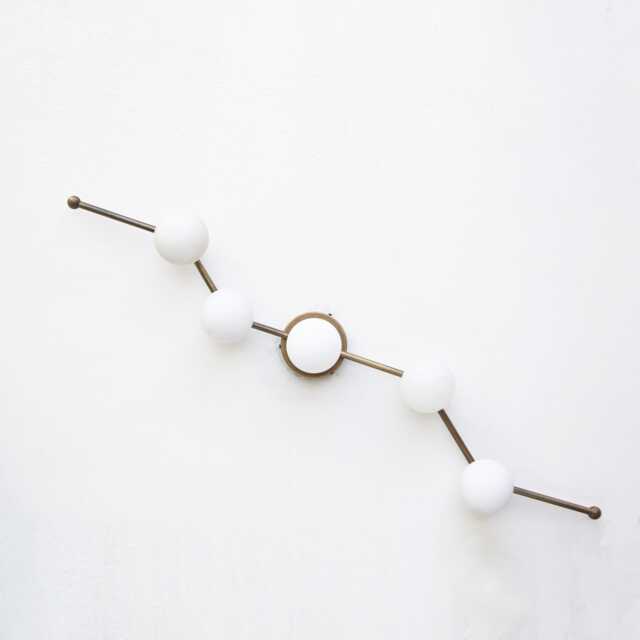 Brass Wall Sconce Light/Ceiling Light, Light, Mid Century , Ul Listed, Ppq4, No.0198 - image 1