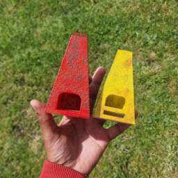 Mutators - Charmed Tv Show 3D Printed Halliwell Collection Replica Prop Red & Yellow Stone Texturr - thumbnail 2