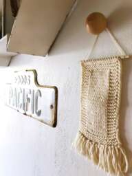 Wood Wall Hook // Boho Decor Scandanavian - thumbnail 1