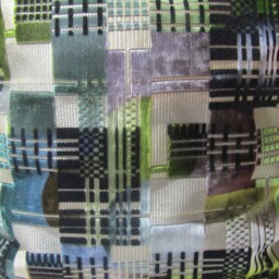 Designers Guild Fabric Chandigarh Aqua Cushion Cover/Pillow Cover - thumbnail 4