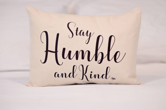 Stay Humble Pillow, Farmhouse Vintage Style, Girls Pillow, Wedding Gift, Housewarming, Trending Farm Style - image 1