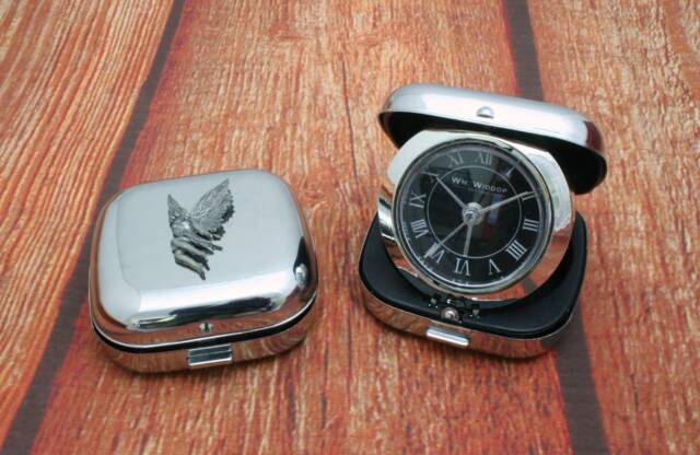 Angels & Fairy's Flip Up Alarm Clock Portable Quartz Movement Wand Childrens Birthday Gift Ac - image 1