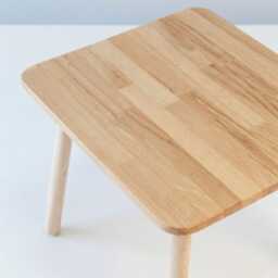 Montessori Kids Table, Toddler Black Furniture, Waldorf Preschool Wooden Desk, Room Minimalist Gift From Grandparents - thumbnail 4