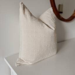 Marshmallow Woven Pillow Cover - thumbnail 2