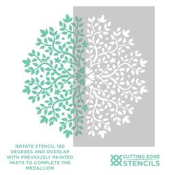 Tree Of Life Mandala Stencil - Mandala Wall Stencil Large Wall For Painting On Wood Better Than Decals - thumbnail 4