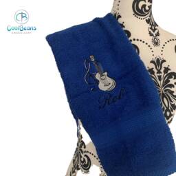 Guitar Towel - Personalised Face Cloth/Hand Bath - thumbnail 3