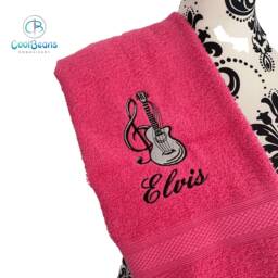 Guitar Towel - Personalised Face Cloth/Hand Bath