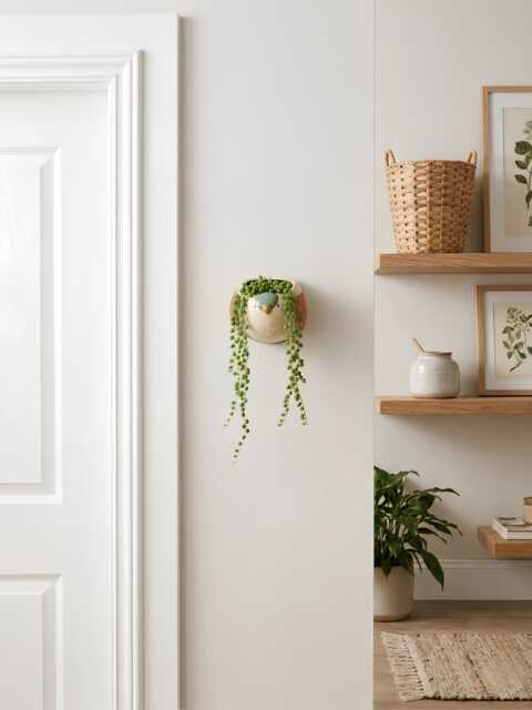 Bird Ceramic Wall Plant Pot, Cute Gift - image 1
