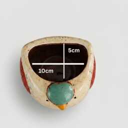 Bird Ceramic Wall Plant Pot, Cute Gift - thumbnail 3