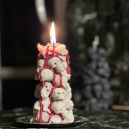 Skull Head Mountain Candles, Halloween Special Gift, Art Candles, Home Decoration, Halloween Candles - thumbnail 3
