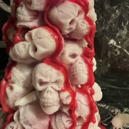 Skull Head Mountain Candles, Halloween Special Gift, Art Candles, Home Decoration, Halloween Candles - thumbnail 4
