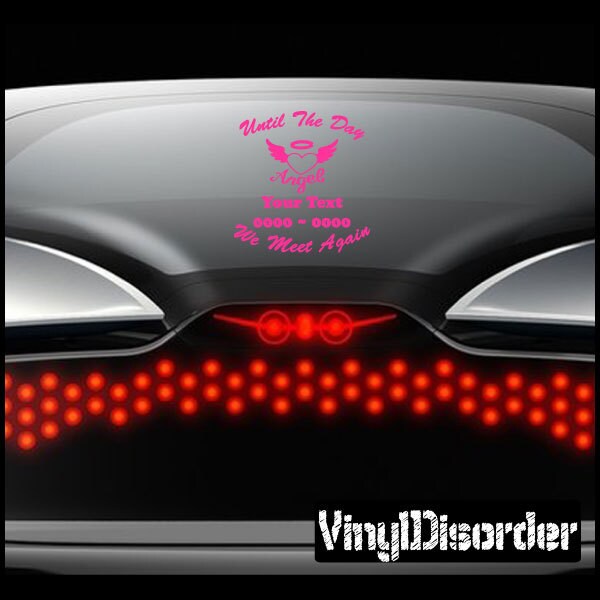 Heart 012 in Loving Memory Custom Car Or Wall Vinyl Decal Stickers - Ilmheart012Et - image 1