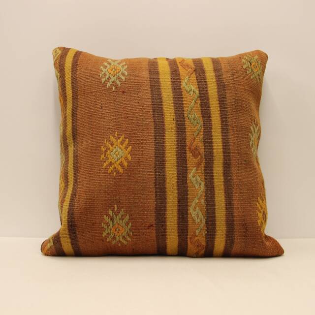 Throw Kilim Pillow Case 20x20 - 50x50 cm Turkish Kilim Cushion Art Deco Cover Sofa Home Decor 4Ef-288 - image 1