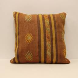 Throw Kilim Pillow Case 20x20 - 50x50 cm Turkish Kilim Cushion Art Deco Cover Sofa Home Decor 4Ef-288 - thumbnail 1