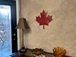Metal Maple Leaf /Maple Wall Art/Home Decor Canadian Gift /Canadian Decor/ Souvenir /Toronto Leafs - thumbnail 1