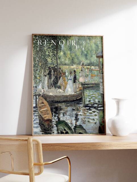 Pierre-Auguste Renoir Exhibition Art Print, Pierre Auguste Wall Art, Floral Decor, Landscape & Scenery Gift, A1/A2/A3/A4 - image 1