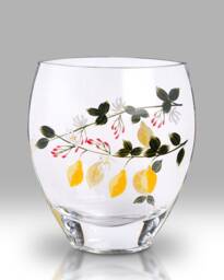 Lemon Grove 21cm Curved Vase By Nobile Glassware - thumbnail 1