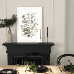 Neutral Wall Prints, Botanical Bedroom Line, Sage Green Home Decor, Hand Drawn Plants, Set Of 3 Prints A2 - thumbnail 3