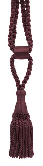 "D??copro Curtain & Drapery Tassel Tieback, Adjustable Cord Length, Length 5 1/2"", Spread 36" - image 1