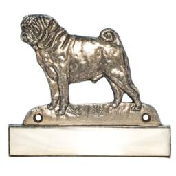 Pug, Dog Plaque, Can Be Engraved, Limited Edition, Artdog - thumbnail 3