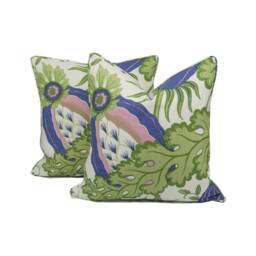 Christopher Farr X Michael Szell - Carnival Blueberry Bright Psychedelia Inspired Cushion Cover Handmade Throw Pillow - thumbnail 3